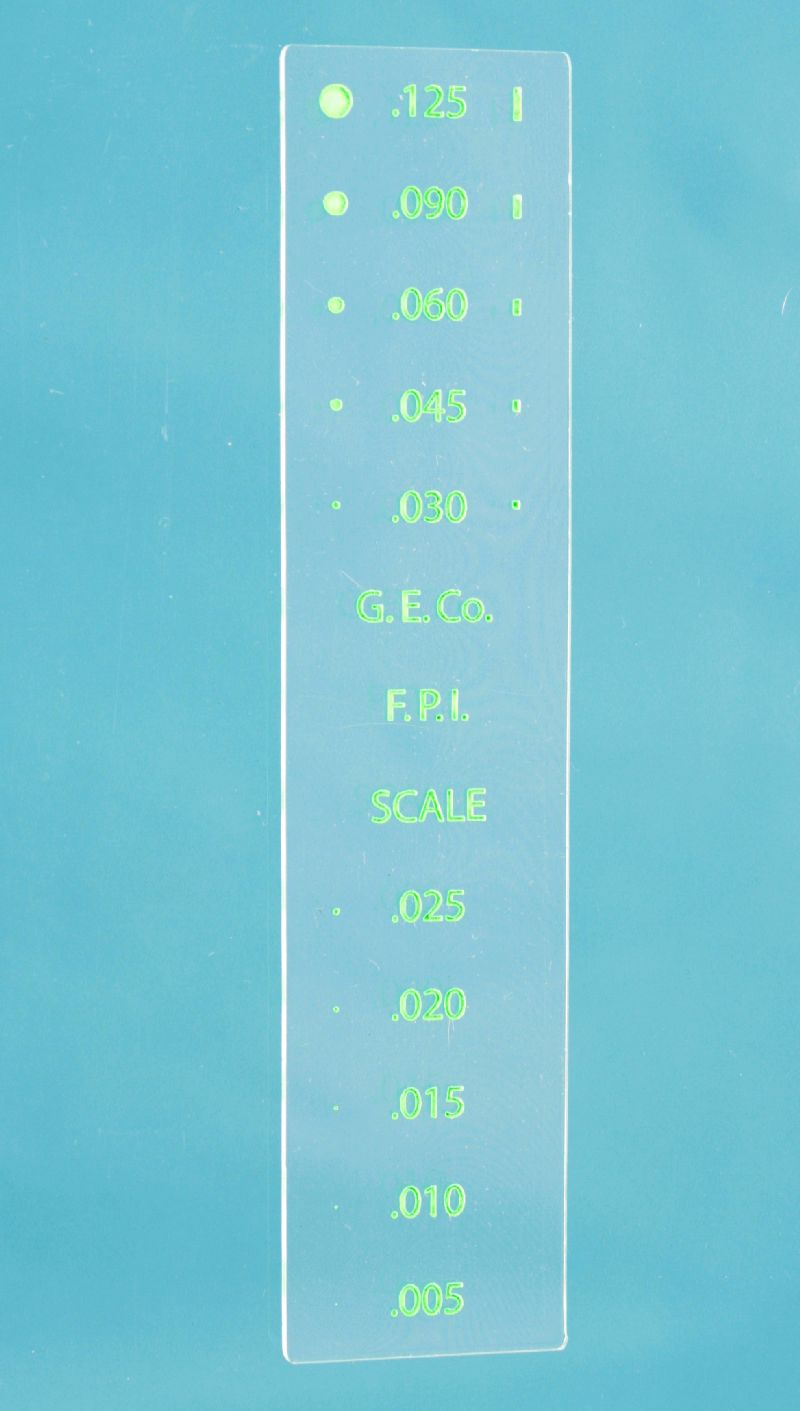 Fluorescent Comparator - G.E.