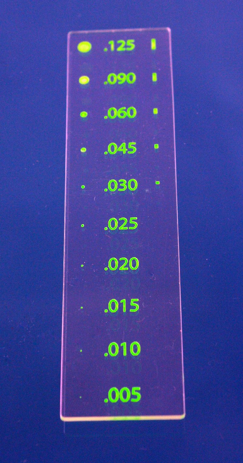 Fluorescent Comparator TAM# 135273
