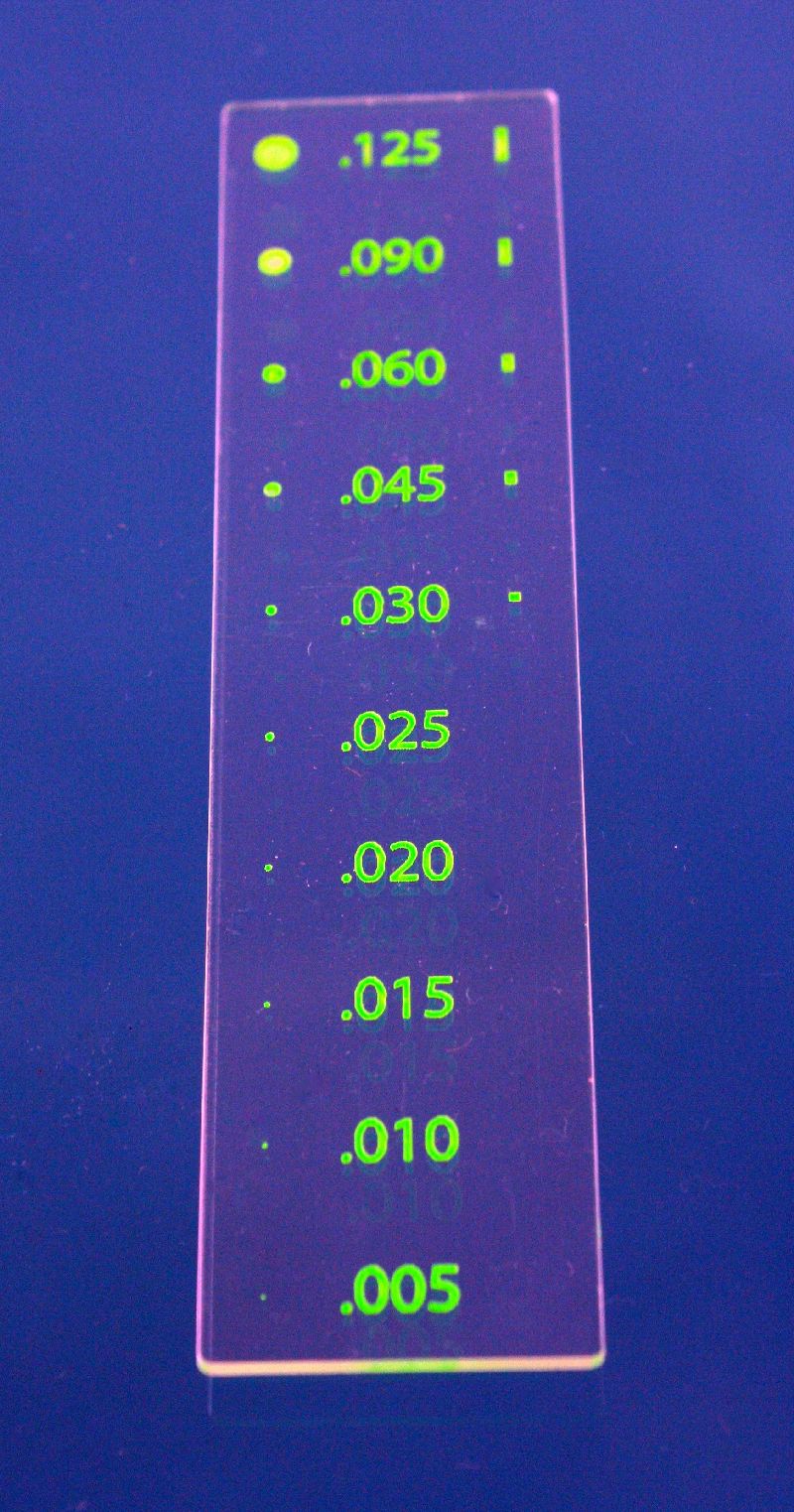 Fluorescent Comparator TAM# 135273